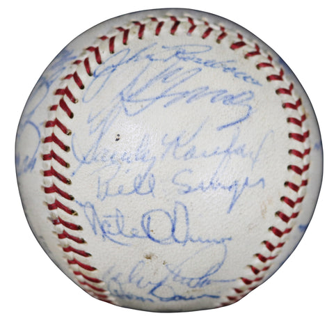 Los Angeles Dodgers 1966 World Series Team Signed Autographed Official Ball National League Baseball with UV Display Holder - Sandy Koufax