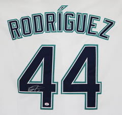 Julio Rodriguez Seattle Mariners Signed Autographed White #44 Jersey PAAS COA