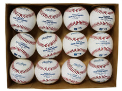 One Dozen Rawlings Official Major League Used MLB Baseballs - Above Average Condition