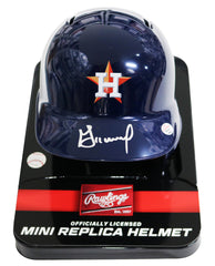 Jose Altuve Houston Astros Signed Autographed Mini Batting Helmet PAAS COA