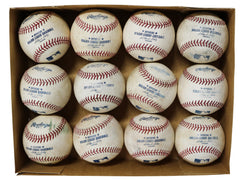 One Dozen Rawlings Official Major League Game Used MLB Baseballs Box #2