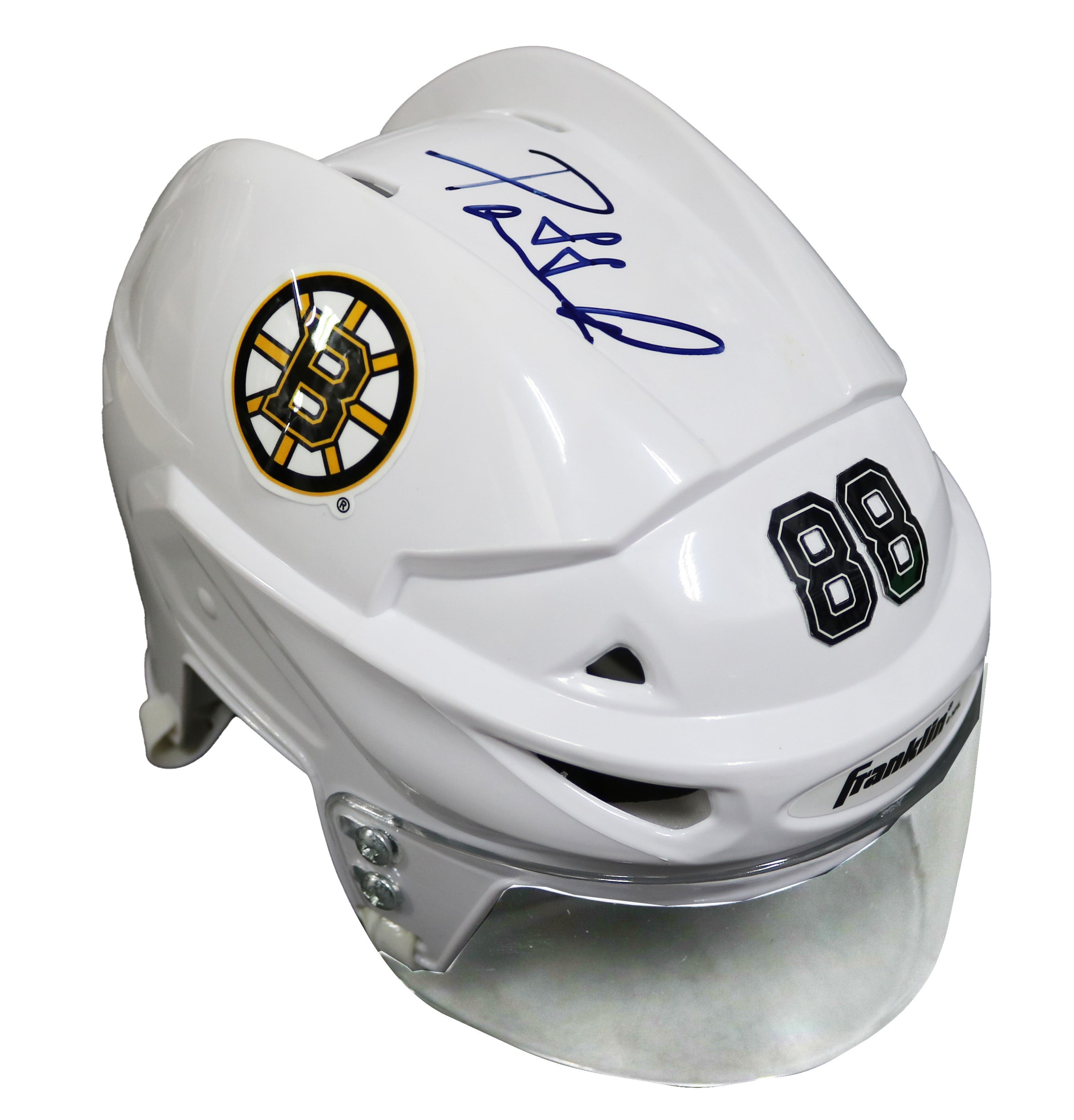 boston bruins motorcycle helmet David Pastrnak Boston Bruins Signed Autographed White Mini Helmet – Sports-Autographs.com