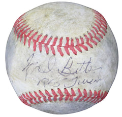 Earl Battey Minnesota Twins Signed Autographed Baseball