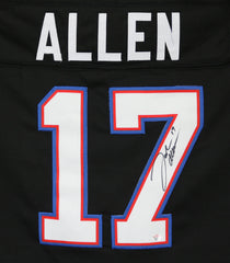 Josh Allen Buffalo Bills Signed Autographed Black #17 Custom Jersey PAAS COA