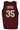 Isaac Okoro Cleveland Cavaliers Cavs Signed Autographed Wine #35 Custom Jersey Beckett Witness Certification