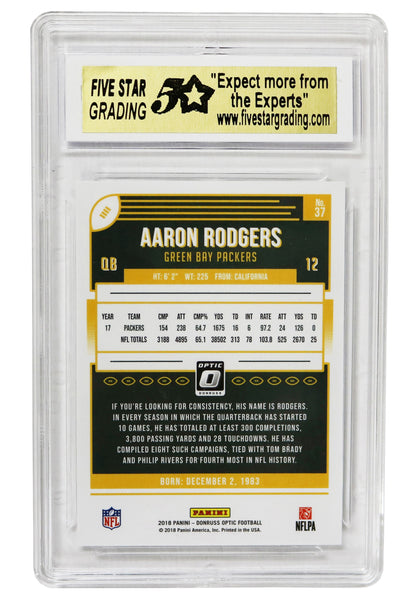 Aaron Rodgers Autograph Signed Rookie Card Packers/cal 