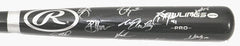 St. Louis Cardinals 2016 Team Signed Autographed Rawling Pro Black Baseball Bat - 17 Autographs Authenticated Ink COA