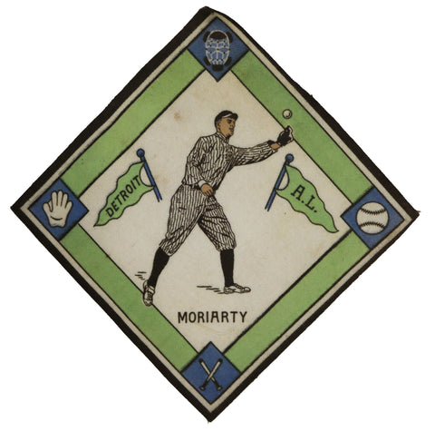 George Moriarty Detroit Tigers 1914 B18 Felt Blanket