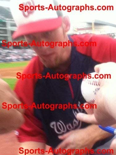 Signed Stephen Strasburg Jersey and Ball