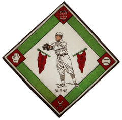 George Burns New York Giants 1914 B18 Felt Blanket