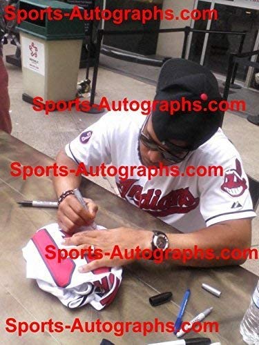 Carlos Santana Autographed Authentic Indians Jersey