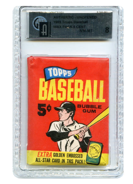 1967 TOPPS BASEBALL 5 CENTS WAX WRAPPER NM/MT