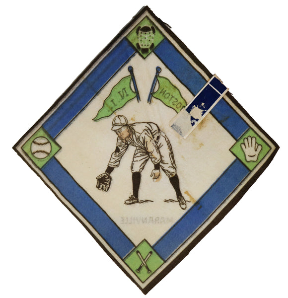 Rabbit Maranville Boston Braves 1914 B18 Felt Blanket Sports