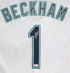 Tim Beckham Seattle Mariners Signed Autographed White #1 Jersey JSA COA