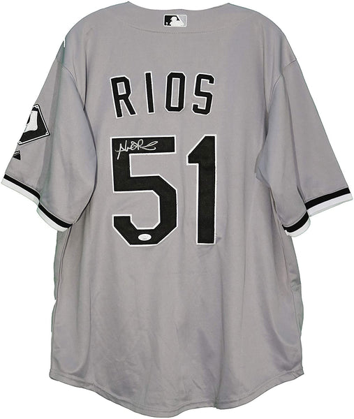 Alex Rios Chicago White Sox Signed Autographed Pinstripe Jersey