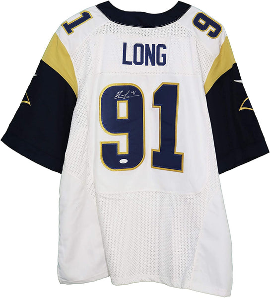 Chris Long St. Louis Rams Signed Autographed Blue #91 Jersey