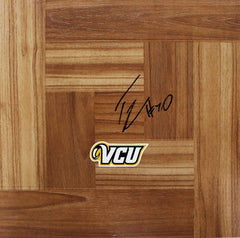 Troy Daniels Virginia Commonwealth Rams Signed Autographed Basketball Floorboard