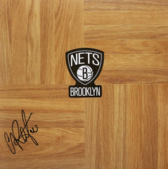 Sergey Karasev Brooklyn Nets Signed Autographed Basketball Floorboard