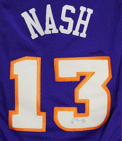 Men's NBA Phoenix Suns Steve Nash 13 Purple Gold Basketball Edition Jersey  2020