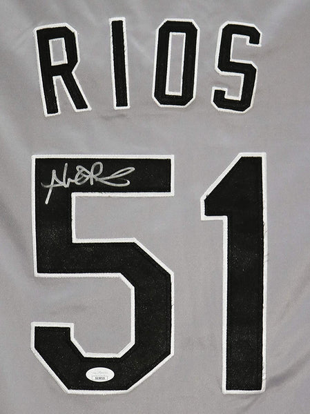 Alex Rios Chicago White Sox Signed Autographed Pinstripe Jersey