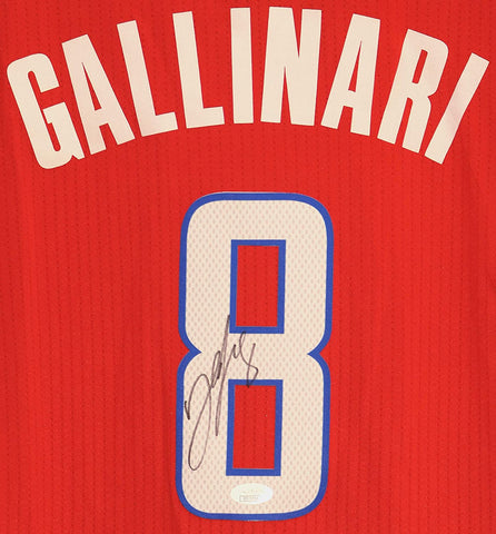 Danilo Gallinari Los Angeles Clippers Signed Autographed Red #8 Jersey JSA COA