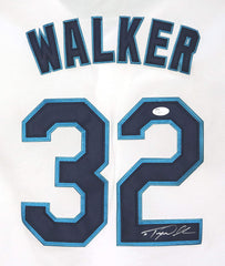 Taijuan Walker Seattle Mariners Signed Autographed White #32 Jersey Size 48 JSA COA