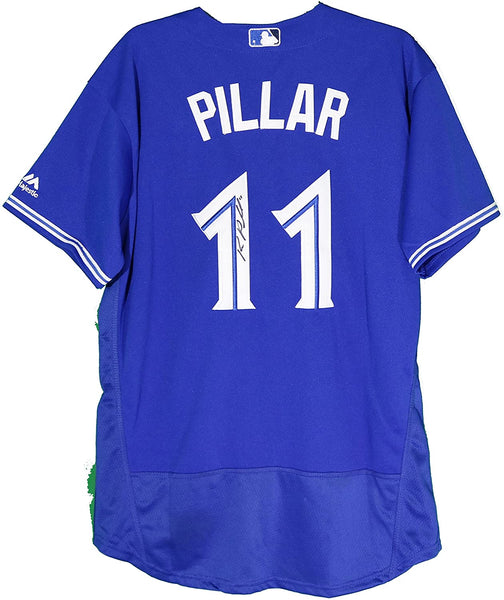 Kevin Pillar Toronto Blue Jays Signed Autographed Gray #11 Jersey JSA COA