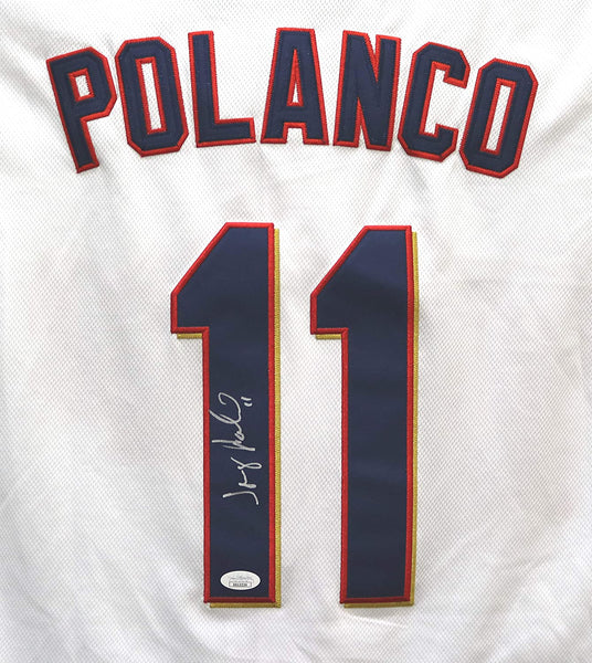 Jorge Polanco Minnesota Twins Signed Autographed Blue #11 Jersey