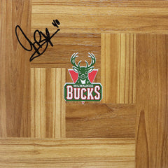 Jon Brockman Milwaukee Bucks Signed Autographed Basketball Floorboard