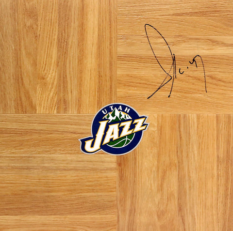 Andrei Kirilenko Utah Jazz Signed Autographed Basketball Floorboard