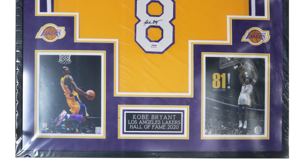 Framed Autographed/Signed Kobe Bryant 33x42 Los Angeles LA Retro Blue  Basketball Jersey PSA/DNA COA at 's Sports Collectibles Store