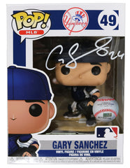 Gary Sanchez New York Yankees Signed Autographed MLB FUNKO POP #49 Vinyl Figure Heritage Authentication COA - DAMAGE