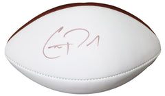 Christian Ponder Minnesota Vikings Signed Autographed White Panel Football PSA COA
