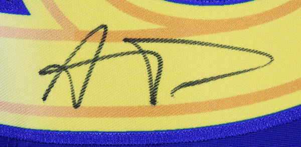 Autographed/Signed Aaron Donald Los Angeles LA Dark Blue Football Jersey  JSA COA