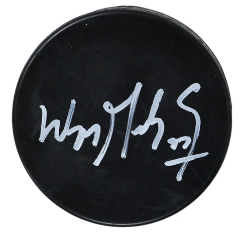 Wayne Gretzky Edmonton Oilers Signed Autographed Hockey Puck Heritage Authentication COA with Display Holder