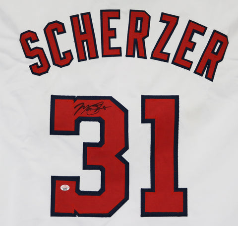 Max Scherzer Washington Nationals Signed Autographed Blue #37 Jersey –