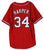 Bryce Harper Washington Nationals Signed Autographed Red #34 Custom Jersey Global COA