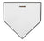 New York Yankees Engraved Round Logo White Wooden Baseball Home Plate 11-1/2" x 11-1/2"