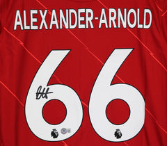 Trent Alexander-Arnold Signed Autographed Liverpool Red #66 Jersey Beckett COA