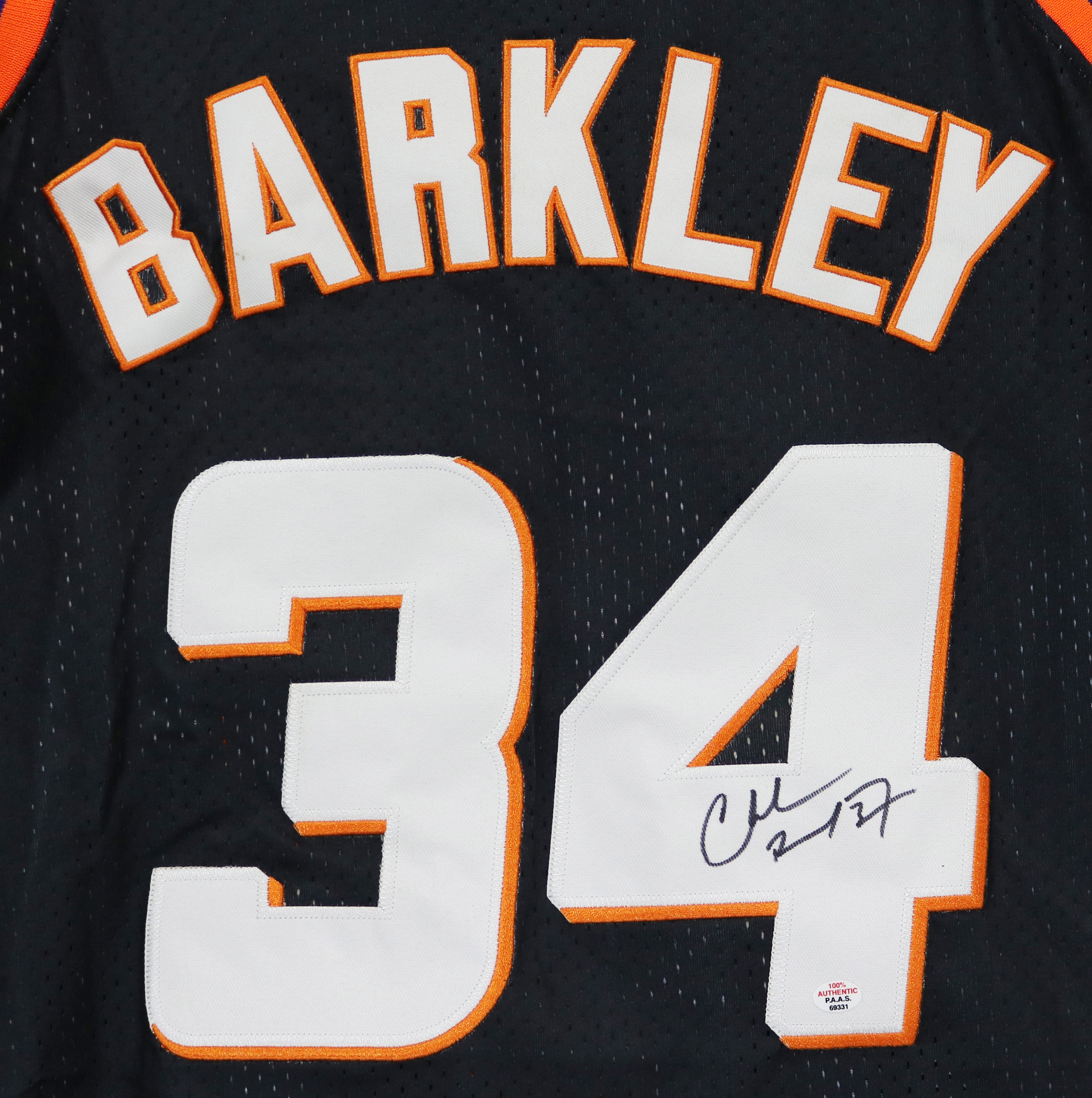 Charles Barkley Phoenix Suns Signed Autographed Black #34 Jersey