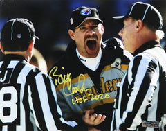 Bill Cowher Pittsburgh Steelers Signed Autographed 8" x 10" Photo Heritage Authentication COA