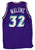 Karl Malone Utah Jazz Signed Autographed Purple #32 Custom Jersey PAAS COA