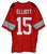 Ezekiel Elliott Ohio State Buckeyes Signed Autographed Red #15 Custom Jersey PAAS COA