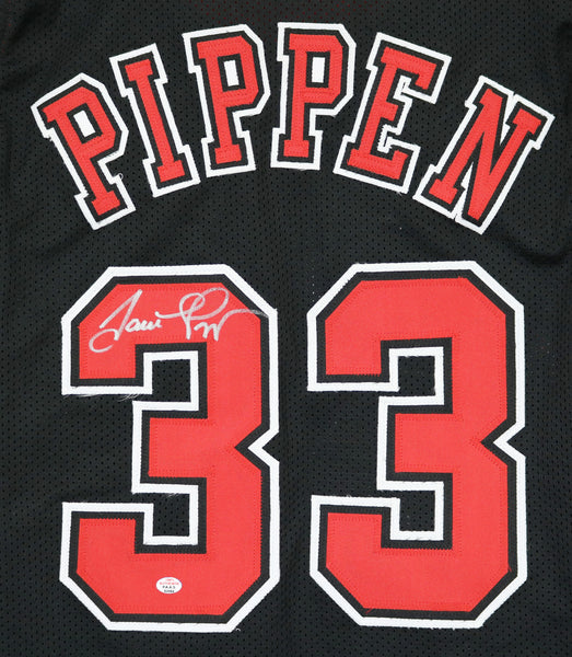 Shop Chicago Bulls Scottie Pippen Autographed Black Authentic