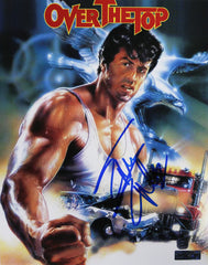 Sylvester Stallone Signed Autographed 8" x 10" Over the Top Photo Heritage Authentication COA