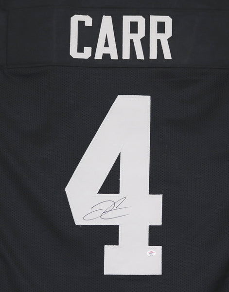 Derek Carr Las Vegas Raiders Signed Autographed White #4 Jersey