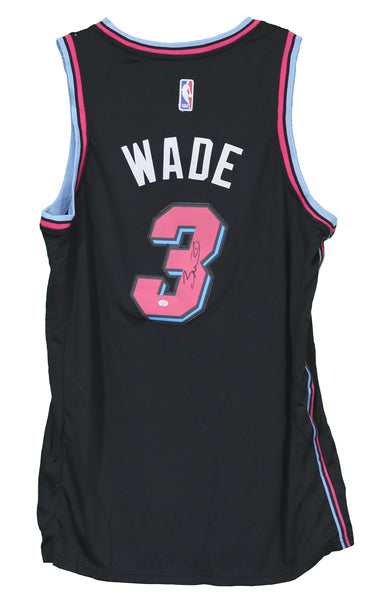 Dwyane Wade Autographed Miami Heat (White Vice #3) Deluxe Framed Jerse –  Palm Beach Autographs LLC