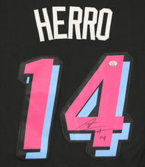 Tyler Herro Miami Heat Signed Autographed City Edition Black #14 Jersey PAAS COA