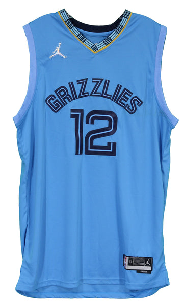 12 Ja Morant Autographed 2023 Grizzlies Night Jersey