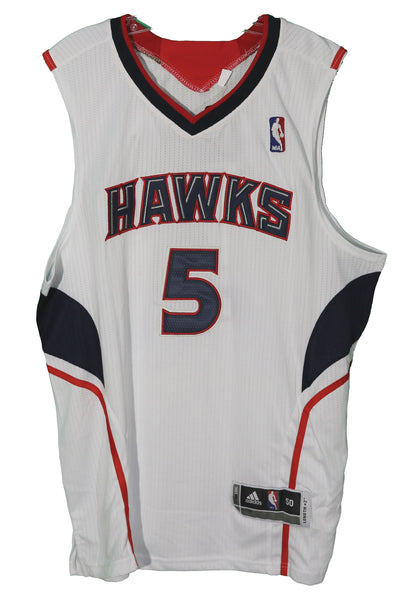 Demarre Carroll Atlanta Hawks Signed Autographed White 5 Jersey JSA Sports Autographs